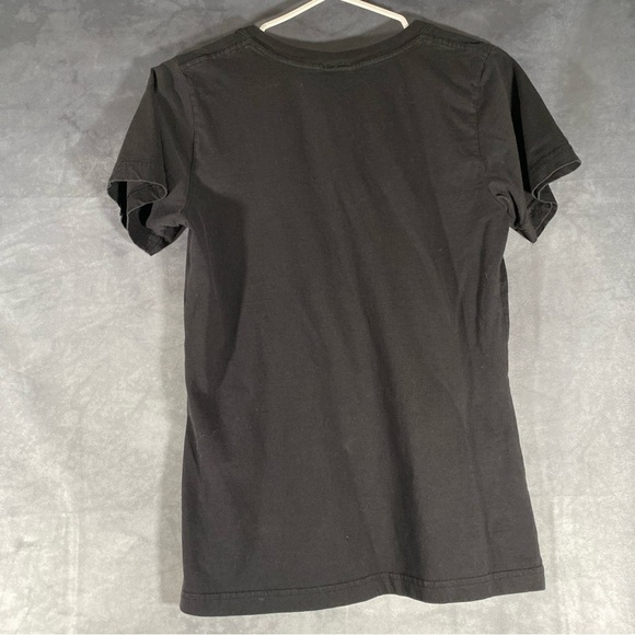 Betty Boop Ooh La La Coca Cola Puppy Black V Neck T-shirt Size Medium Retro Y2K - Picture 3 of 8